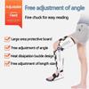 Hinged Knee Brace with Stabilizer Orthosis for the Entire Leg, Left view 4