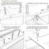 Bed Rail for Older Adults, Foldable Support Handle, Stainless Steel, 11-Speed view 2