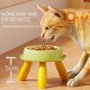 Elevated Cat Bowl - Tilted PP Feeding Unit view 3