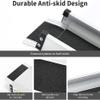 Portable Aluminum Wheelchair Ramps, 272 kg Capacity, 2-Piece Telescoping Ramps with Carry Bag, Silver, 7 ft view 4