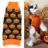 Halloween Face Dog Sweater, Warm Pet Clothing (XS) view 3