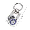 Metal Curtain Rollers for Curtain Tracks, 5 Pieces with 360° Swivel Hooks view 2