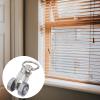 Metal Curtain Rollers for Curtain Tracks, 5 Pieces with 360° Swivel Hooks view 4