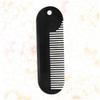 Portable Stainless Steel Beard Comb for Men, Black Zinc Alloy view 4