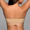 Women’s Strapless Push-Up Bra, Plus Sizes, Wireless, Front Closure, Seamless view 2