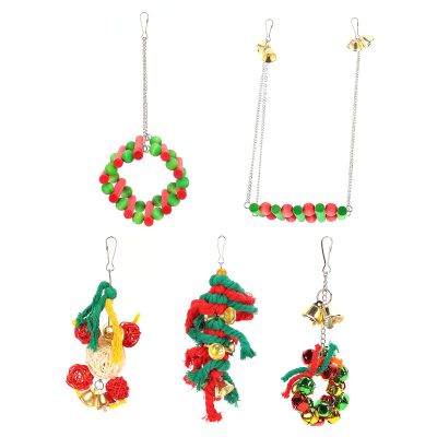 MAMJENNI 5-Pack Parakeet Toys