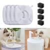 ZwaitL Replacement Filters for Pet Water Fountains, 4-Pack view 2