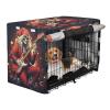KAAVIYO Christmas Santa Dog & Cat Crate Cover, Waterproof Pet Crate Cover for Indoor and Outdoor Use view 2