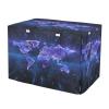 KAAVIYO Blue Purple World Map Dog and Cat Crate Cover, Waterproof Pet Crate Cover for Indoor and Outdoor Use view 1