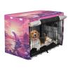 KAAVIYO Cooler Pink Polar Bear Dog and Cat Crate Cover, Waterproof Indoor/Outdoor Pet Crate Cover view 2