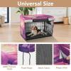 KAAVIYO Cooler Pink Polar Bear Dog and Cat Crate Cover, Waterproof Indoor/Outdoor Pet Crate Cover view 4