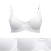 Women's Push-Up Bra, Sexy Seamless Underwear, Half-Cup Underwire Shaping Lingerie Set, Soft Bralette, Breathable Invisible Basic Bra view 4
