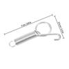 LALAFINA 12-Piece Stainless Steel Spring Hooks for Bird and Rabbit Cages view 2