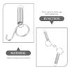 LALAFINA 12-Piece Stainless Steel Spring Hooks for Bird and Rabbit Cages view 3