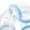 IMIKEYA 2-Piece PP Hamster Tubes and Tunnels with Removable Design for Hamsters and Guinea Pigs view 3