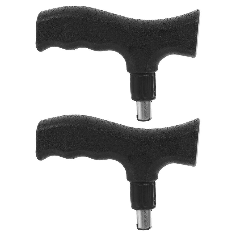 Hoement 2-Pack Replacement Cane Handles, PP, Non-Slip Grip Pads, for 22 x 1.5 mm Canes