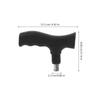 Hoement 2-Pack Replacement Cane Handles, PP, Non-Slip Grip Pads, for 22 x 1.5 mm Canes view 2