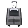 drburpily Breathable Lightweight Transparent Pet Carrier Backpack for Puppies and Small Dogs view 1