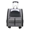 drburpily Breathable Lightweight Transparent Pet Carrier Backpack for Puppies and Small Dogs view 4