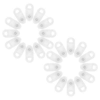 Gadpiparty Plastic Curtain Track Gliders, 100 Pieces with Replacement Parts