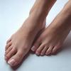 MouyouGlow 24-Piece Short Square Press-On Toenails, French White Tips with Nude Sheer Base view 3