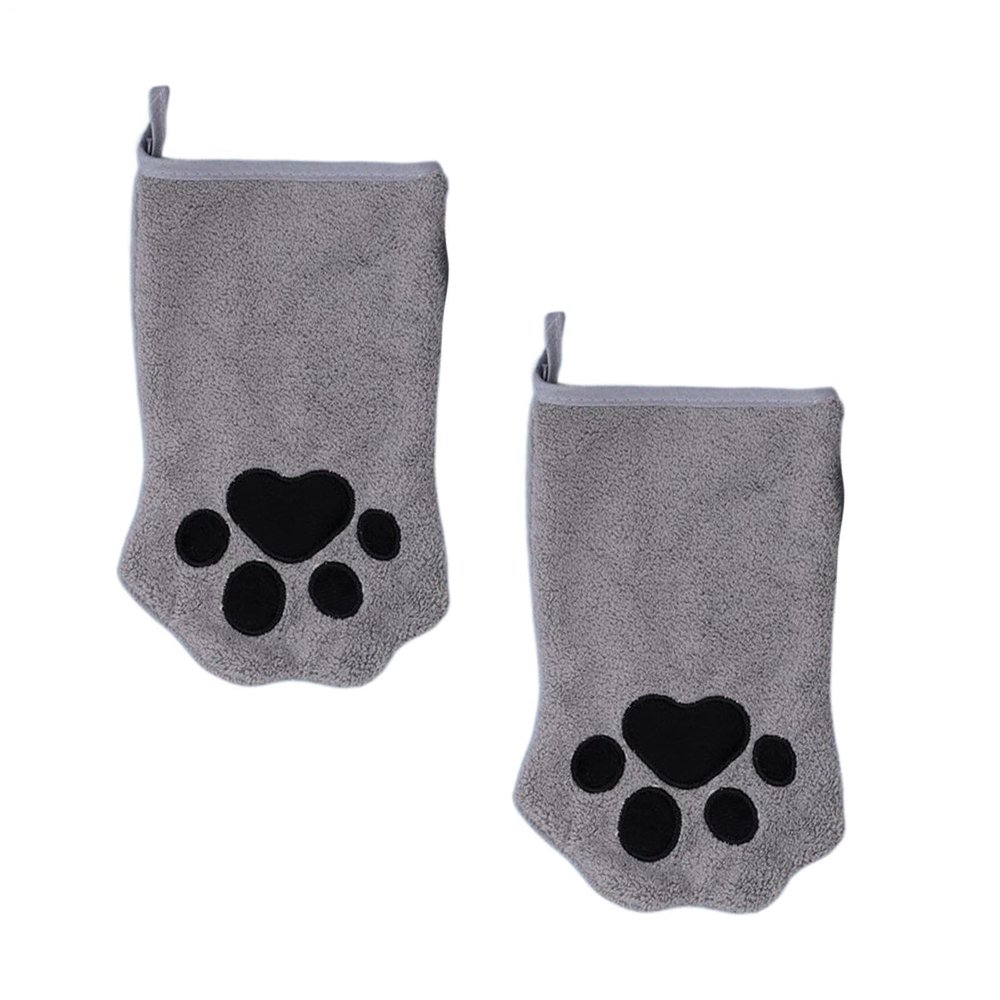 Cat Grooming Gloves - 1 Pair Reusable Double-Sided