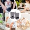 Cat Grooming Gloves - 1 Pair Reusable Double-Sided view 4