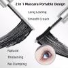 Black Tubing Mascara with Metal Wand, Ultra-Fine Precision Brush view 3