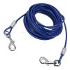 Dog Tie-Out Cable, Steel Wire, Double-Ended, Bite-Resistant, Outdoor Camping, for Small, Medium, and Large Dogs (6 mm x 3 m / 0.24 in x 9.8 ft) view 3