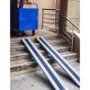 Portable and Foldable Threshold Ramp for Doorways, 2 Ramps for Steps and Curbs view 1