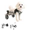 Adjustable Rear-Leg Dog Wheelchair with Leg and Hip Supports, Black view 1