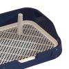 RoaQinFo Dog Toilet with Training Pad Holder, Navy view 2