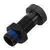 Quick-Release Axle Receiver Sleeve for Wheelchairs, Metal, Black view 1