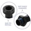 Quick-Release Axle Receiver Sleeve for Wheelchairs, Metal, Black view 3