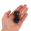 Quick-Release Axle Receiver Sleeve for Wheelchairs, Metal, Black view 4