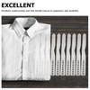 Alipis 50-Piece Adjustable Plastic Shirt Collar Stays, White view 3