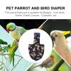 HOOWIFFY Reusable Bird Diaper for Parrots view 3