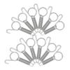 12 Stainless Steel Spring Hooks for Rabbit Cages view 1
