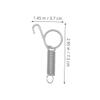 12 Stainless Steel Spring Hooks for Rabbit Cages view 2
