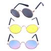 PRETYZOOM Pet Glasses with Metal Frame and Resin Lens - Vintage Style for Dogs and Cats (3 Pack) view 1