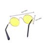PRETYZOOM Pet Glasses with Metal Frame and Resin Lens - Vintage Style for Dogs and Cats (3 Pack) view 2