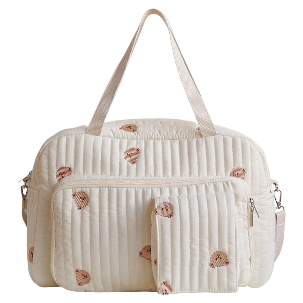 Diaper Travel Bag with Large Capacity and Multiple Compartments