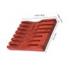 HINTRMENT Hairdresser’s Scissor Stand, Plastic, Brown, with Suction Cup view 2