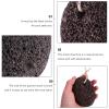 VINTORKY Callus Remover, Natural Black Pumice Stone, 2-Pack view 3