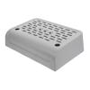 GALPADA ABS Step Pedal and Cat Stairway for Litter Boxes, Portable and Easy to Clean, Silver, for Small and Senior Cats view 1