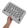 GALPADA ABS Step Pedal and Cat Stairway for Litter Boxes, Portable and Easy to Clean, Silver, for Small and Senior Cats view 4