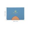 Veemoon Blue Faux Leather Birth Certificate Holder view 2