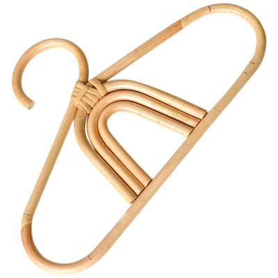 JHKNNK Rattan Baby Hangers with Smooth Surface for Easy Storage