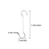 VILLCASE S-Shaped Stainless Steel Plant Extension Hooks, 6-Pack, Compact and Lightweight, for Hanging Baskets and Flower Pots Outdoors view 2