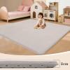 Foldable Baby Play Mat, 190 x 190 cm, Cream, 2 cm Thick, Non-Slip view 3